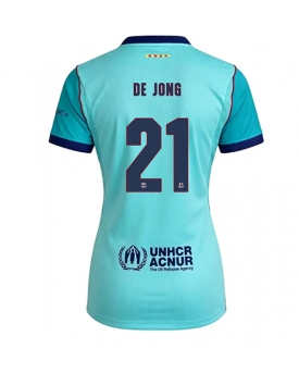 Billige Fotballdrakt Barcelona Frenkie de Jong #21 Replika Tredjedrakt Dame 2026-27 Kortermet Billige Fotballdrakt Barcelona Frenkie de Jong #21 Replika Tredjedrakt Dame 2026-27 Kortermet